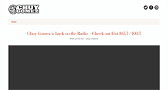 Desktop Screenshot of chuygomez.com