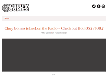 Tablet Screenshot of chuygomez.com